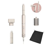 MOLDEADOR Y SECADOR SHARK 1400W FLEXSTYLE — SET 3 EN 1 CHAMPAGNE