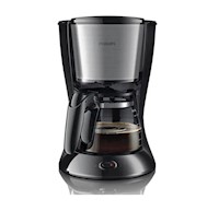 CAFETERA JARRA VIDRIO PHILIPS C/NEG Y MET 12 TAZ HD7457/20