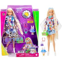 Barbie Extra Muñeca Conjunto De Flores