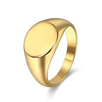 ANILLO OVAL DORADO | RIN-50