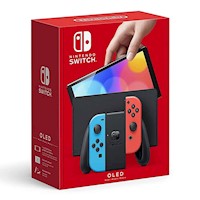 Consola Nintendo Switch Oled 64GB Neón Azul y Rojo