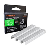 Grapas x3 5/16 Truper 8,0mm Et-21-5/16 Tapizar 3000