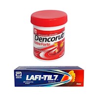 Pack Lafi-til 7 crema x 28g + Dencorub Extra Forte ungüento x 100g