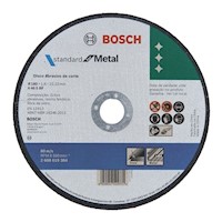 Disco de Corte 7" (180mm) p/ Metal Bosch 2608.619.384-000