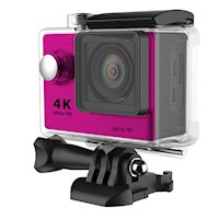 Camara de Video 4K Wifi Deportiva Acuatico de Acción RYAN - Fucsia