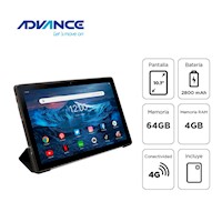 TABLET ADVANCE SMARTPAD SP5706 10.1" WXGA IPS T310 4GB RAM 64GB ANDROID 13 GRIS