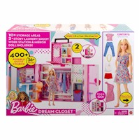 Muñeca Barbie Set de Juego Dream Closet Nuevo