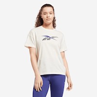 Polo Reebok Te Graphic Tee Qt Ms Training Mujer HH9819