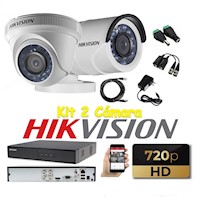 kit 2 Cámaras Seguridad HD Hikvision