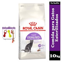Comida para Gato Adulto Esterilizado Royal Canin Sterilised37 10 kg + Regalo