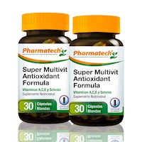 Formula Antioxidante Pharmatech 30 Caps Blandas Pack X2