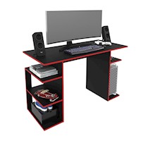 Escritorio Gamer Osaka Negro / Rojo