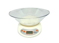 Balanza Digital Gramera Para Cocina Opalux 1g A 5kg Blanco