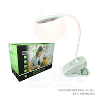 Lámpara De Escritorio Clip Táctil Multifuncional Cn-L3801b VERDE