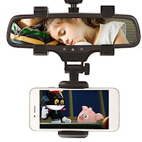 Soporte para Teléfono Celular con Agarre para Espejo Retrovisor
