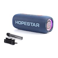 Parlante inalámbrico Hopestar P32MAXBLUE protecciónIPX6 55W micrófono