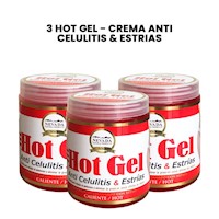 3 Hot Gel - Crema Anti Celulitis & Estrias