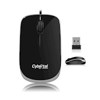 Mouse Inalambrico WiFi ROCKER M302 Black cybertel