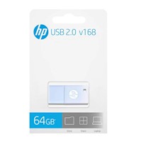MEMORIA USB 2.0 64GB HP V168P AZUL PASTEL - HPFD168B-64