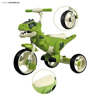 Triciclo Estilo Dinosaurio Divertido con 3 Ruedas