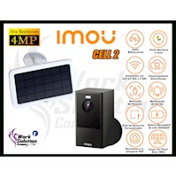 Cámara Seguridad Wi-Fi IMOU Inalámbrico CELL 2 4MP + Panel Solar