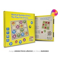 Didáctico Lógico Sudoku De Animales Tic Tac Toe