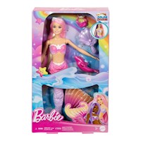 Barbie Fantasía Sirena Colores Mágicos