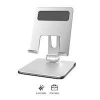 Soporte Para Tablet Corporativos Aluminio HS221S SILVER - CELULAR