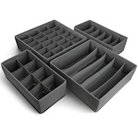 Set x 4 Organizadores de cajón para ropa interior