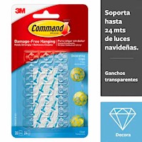 Gancho Command Decorativo Clear 17026