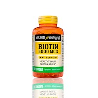 Vitamina Mason Biotin 5000 Mcg (60 Softg)