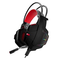 Audífono Gamer Lenovo HU85 con Cable, luces RGB y microfono