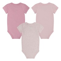 Pack de 3 Bodies Niña Coral 0-3