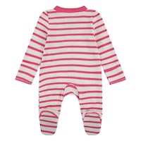 Pijama Huggies Niña Rosado Rallado 6m