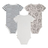 Pack de 3 Bodies Niño Blanco Sabana 6m