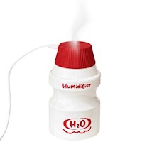 Humidificador de Aire con Luz Modelo Botella Blanco