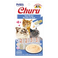 Puré Pate Snack Cremoso para Gatos Churu Sabor Atún 56g