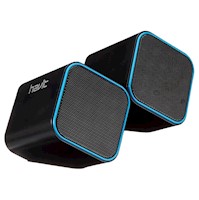 Altavoces Multimedia USB 2.0  Havit HV-SK473, Diseño Estético – Color Negro/Azul