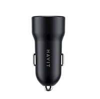 Cargador Rápido de teléfono para Auto Havit CC613 Negro