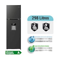 Refrigeradora Hyundai 298LT Bottom Freezer HYRF302NF Negro