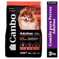 Comida para Perro Adulto Pequeño Canbo Balance Pollo 3 kg