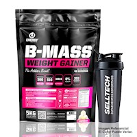 Ganador De Peso Energy Nutrition B-Mass 5kg Vainilla+Shaker