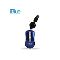 Mouse Optical Iblue Micro Traveler Retractil XMK-977 Azul