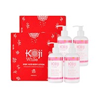 White Kojic Acid & Collagen Loción corporal Koji 2 Unid