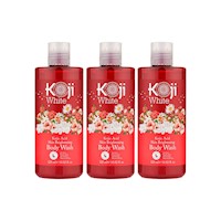 Gel de baño iluminador de piel con ácido kójico Koji 3 Unid