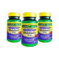 3 Melatonina de 10mg Spring Valley sabor a fresa - 120 Tabl