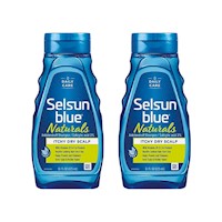 2 Shampoo Anticaspa Acido Salicílico 3% Selsun Blue Naturals