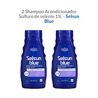 2 Shampoo Acondicionador Sulfuro de selenio 1% Selsun Blue