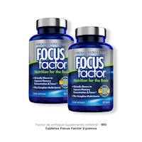 2 Factor de enfoque Suplemento cerebral – 180 unid