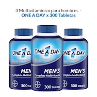 3 Multivitamínico para hombres, 300 tabletas- ONE A DAY